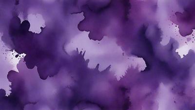 The primary subject of the image is a purple and white painting or drawing. The setting is a purple background, and the visual style appears to be a combination of digital art and illustration. The colors and mood of the image are predominantly purple and white, creating a calm and serene atmosphere.