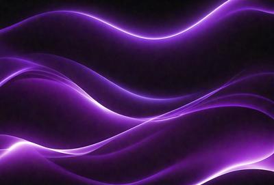 The primary subject of the image is a purple wave or flowing pattern, which appears to be a digital art or illustration. The setting is a dark background, which contrasts with the purple wave. The visual style is a combination of digital art and illustration, creating a unique and captivating image. The dominant colors are purple and black, giving the image a moody and artistic atmosphere.