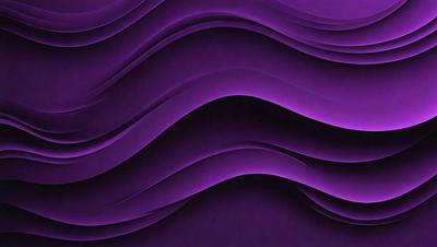 The primary subject of the image is a purple wave pattern, which is the main object, scene, or focus of the image. The setting or background is a purple surface, which adds to the overall atmosphere of the image. The visual style of the image is a combination of photo and digital art, creating a unique and eye-catching design. The dominant colors in the image are purple, which gives the image a calming and soothing mood.