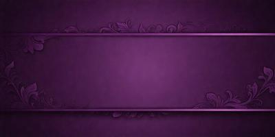 The primary subject of the image is a purple frame with a white background. The visual style appears to be a digital art or illustration, as the frame is decorated with a floral pattern. The colors and mood of the image are predominantly purple, creating a calm and serene atmosphere.