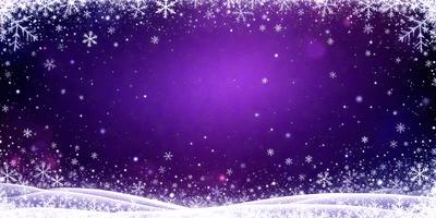 The primary subject of the image is a purple background with a starry night sky. The setting is a nighttime scene with a dark background, and the visual style is a combination of a photo and digital art. The colors and mood of the image are predominantly purple and dark, creating a sense of mystery and wonder.