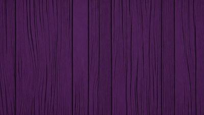 Purple wall with wood grain texture.