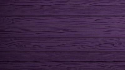 Purple wall with wood grain texture.