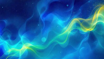 The primary subject of the image is a blue and yellow swirling pattern, which appears to be a digital art or illustration. The setting is a dark blue background, which contrasts with the swirling pattern. The visual style suggests that the image is a creative and artistic representation of a swirling motion. The dominant colors are blue and yellow, creating a vibrant and energetic atmosphere.