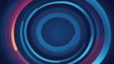 The primary subject of the image is a blue circle, which is the main object, scene, or focus of the image. The setting/background consists of a blue surface, which adds to the overall atmosphere. The visual style of the image is digital art, as it is a digital illustration. The dominant colors in the image are blue and purple, creating a calm and serene mood.