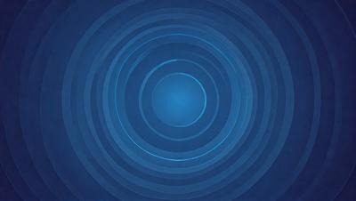 The primary subject of the image is a blue circle with a white center. The setting is a blue background, and the visual style appears to be a digital art or illustration. The dominant colors are blue and white, creating a calm and serene atmosphere.