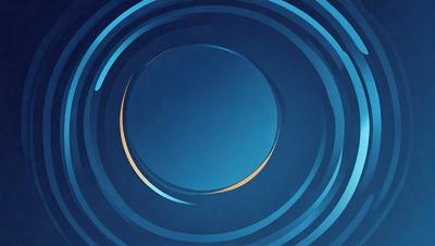 The primary subject of the image is a blue circle, which appears to be a moon or a planet. The setting is a blue background, which creates a contrasting and visually appealing scene. The visual style is a combination of digital art and illustration, giving the image a unique and artistic appearance. The dominant colors are blue and yellow, which contribute to the overall mood of the image, evoking a sense of calmness and tranquility.