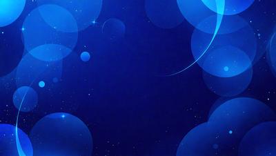 The primary subject of the image is a blue background with a pattern of stars. The setting is a space-themed environment, and the visual style appears to be a digital art or illustration. The dominant colors are blue and white, creating a calm and serene atmosphere.