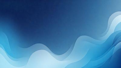 The primary subject of the image is a blue sky with a few clouds. The setting is a clear day with a blue sky as the backdrop. The visual style is a digital art or illustration, creating a sense of depth and movement in the image. The colors and mood are predominantly blue, creating a calm and serene atmosphere.