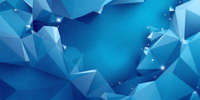 The primary subject of the image is a blue background with a pattern of triangles. The setting is a space-like environment, possibly a futuristic or abstract setting. The visual style is digital art, as the image appears to be a digital illustration or a digital pattern. The dominant colors are blue and white, creating a calm and serene atmosphere.