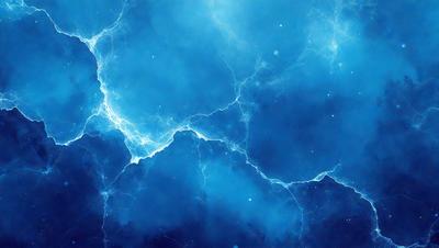 The primary subject of the image is a blue background with a white light streak. The setting is a space-like environment, possibly a galaxy or a nebula. The visual style is a digital art or illustration, with a focus on the light streak and the blue background. The colors and mood of the image are predominantly blue and white, creating a sense of depth and tranquility.