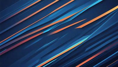 The primary subject of the image is a blue and orange patterned background. The setting is a blue and orange striped background, which creates a visually striking and vibrant atmosphere. The visual style of the image is a digital art or illustration, as it features a complex and intricate pattern. The colors and mood of the image are energetic and lively, with the blue and orange hues evoking a sense of movement and dynamism.