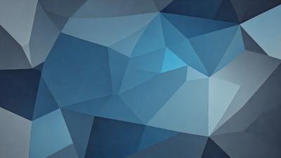 The primary subject of the image is a blue geometric pattern, which is the main focus of the scene. The setting is a dark blue background, creating a contrasting and visually striking environment. The visual style of the image is a combination of digital art and illustration, as it features a complex and intricate design. The dominant colors in the image are blue and black, giving it a calm and sophisticated atmosphere.