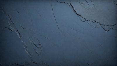 The primary subject of the image is a blue wall with a textured surface. The setting is a room with a blue wall, and the visual style is a close-up of the wall. The dominant colors are blue and grey, creating a calm and soothing atmosphere.
