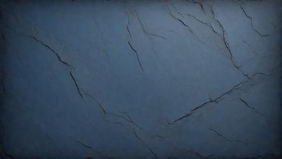 The primary subject of the image is a blue wall with a rough texture. The setting is a room with a blue wall, and the visual style is a close-up of the wall. The dominant colors are blue and grey, creating a calm and soothing atmosphere.