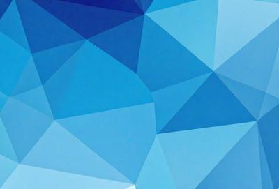 The primary subject of the image is a blue sky with a pattern of triangles. The setting is a clear blue sky, and the visual style is a combination of photo and digital art. The dominant colors are blue and white, creating a calm and serene atmosphere.