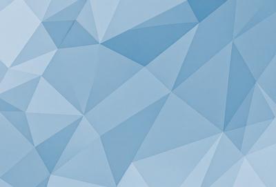 The primary subject of the image is a blue sky with a pattern of triangles. The setting is a clear blue sky, and the visual style is a combination of photo and digital art. The dominant colors are blue and white, creating a calm and serene atmosphere.