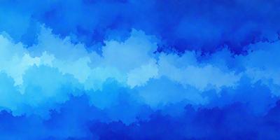 The primary subject of the image is a blue sky with clouds. The setting is a cloudy day, and the visual style is a digital art or illustration. The dominant colors are blue and white, creating a calm and serene atmosphere.