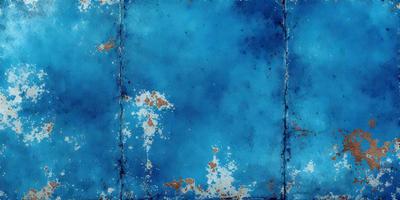 The primary subject of the image is a blue background with white and orange splatters, giving it a textured and artistic appearance. The setting is a blue wall, and the visual style is a combination of digital art and illustration. The dominant colors are blue, white, and orange, creating a vibrant and lively atmosphere.