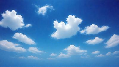 The primary subject of the image is a cloud in the sky. The cloud is large and white, and it is floating in a blue sky. The setting is an open sky, with no visible land or buildings. The visual style of the image is a photo, capturing the beauty of the cloud in its natural environment. The colors in the image are predominantly blue and white, creating a serene and peaceful atmosphere.