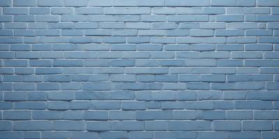 The primary subject of the image is a blue brick wall. The setting is a brick wall, and the visual style is a photo. The dominant colors are blue and white, creating a calm and serene atmosphere.