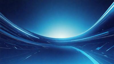 The primary subject of the image is a blue sky with a few stars visible. The setting is a night sky, and the visual style is a digital art or illustration. The colors and mood of the image are predominantly blue, creating a serene and peaceful atmosphere.