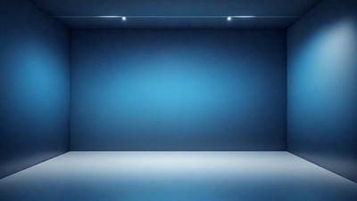 The primary subject of the image is a blue wall with a blue background. The setting is a room with a blue wall, and the visual style is a photo. The dominant colors are blue, and the overall atmosphere is calm and serene.