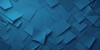 The primary subject of the image is a blue background with a pattern of blue and white squares. The setting is a blue wall, and the visual style is a digital art or illustration. The dominant colors are blue and white, creating a calm and soothing atmosphere.