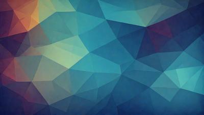 The primary subject of the image is a blue and white geometric pattern. The setting is a blue background, and the visual style is a digital art or illustration. The dominant colors are blue and white, creating a calm and soothing atmosphere.