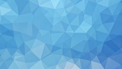 The primary subject of the image is a blue sky with a pattern of triangles. The setting is a clear blue sky, and the visual style is a digital art or illustration. The dominant colors are blue and white, creating a calm and serene atmosphere.