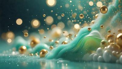 The primary subject of the image is a blue and white wave, which appears to be a digital art or illustration. The wave is surrounded by a blue background, giving it a vibrant and lively appearance. The visual style of the image suggests that it is a creative and artistic representation of a wave, rather than a photo or a real-life scene. The dominant colors in the image are blue and white, which contribute to the overall mood of the artwork, evoking a sense of movement and energy.