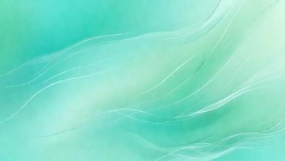 The primary subject of the image is a blue and white ocean wave. The setting is a blue ocean, and the visual style is a digital art or illustration. The dominant colors are blue and white, creating a serene and calming atmosphere.