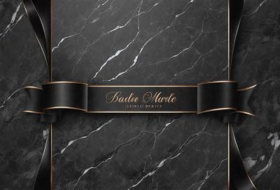 The primary subject of the image is a marble tile, which is the main object, scene, or focus of the image. The setting/background features a black and white marble tile, which is the environment, backdrop, or surface visible in the image. The visual style of the image is a photo, as it is a realistic representation of the marble tile. The colors and mood of the image are predominantly black and white, giving it a classic and elegant appearance.