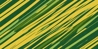 The primary subject of the image is a yellow and green striped pattern. The setting is a green background, and the visual style appears to be a digital art or illustration. The dominant colors are yellow and green, creating a lively and vibrant atmosphere.