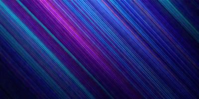 The primary subject of the image is a purple and blue striped pattern. The setting is a black background, which contrasts with the vibrant colors of the pattern. The visual style appears to be a digital art or illustration, as the colors and patterns are well-defined and consistent throughout the image. The dominant colors are purple and blue, creating a sense of depth and visual interest.