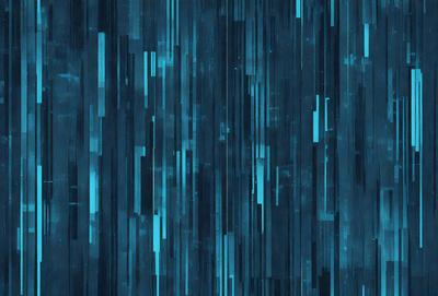 The primary subject of the image is a blue and purple patterned background. The setting is a dark, blue-toned environment, which creates a moody atmosphere. The visual style appears to be a combination of digital art and illustration, as the pattern is intricate and detailed. The colors and mood of the image are predominantly blue and purple, with a hint of green, giving it a calming and serene appearance.