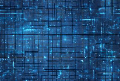 The primary subject of the image is a blue and white patterned background. The setting is a blue and white patterned wall, which creates a visually appealing and cohesive environment. The visual style of the image is digital art, as it appears to be a digital pattern or design. The dominant colors in the image are blue and white, creating a calm and soothing atmosphere.