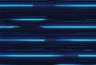 The primary subject of the image is a blue light pattern, which appears to be a digital art or illustration. The setting is a black background, and the visual style is a combination of digital art and a pattern. The dominant colors are blue and black, creating a mood of modernity and sophistication.
