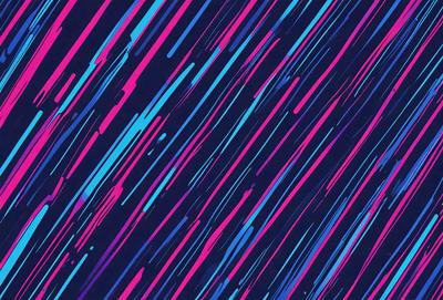 The primary subject of the image is a colorful, abstract background featuring a blue, pink, and purple color scheme. The setting is a dark background, which contrasts with the vibrant colors of the background. The visual style appears to be a digital art or illustration, as the colors and patterns are not realistic and seem to be created through digital means. The overall atmosphere of the image is lively and energetic, with the bright colors and patterns capturing the viewer's attention.