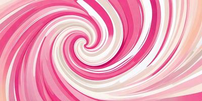 The primary subject of the image is a spiral pattern, which is the main object, scene, or focus of the image. The spiral pattern is set against a pink background, creating a visually striking contrast. The spiral pattern is depicted in a digital art style, giving it a modern and creative appearance. The overall atmosphere of the image is vibrant and eye-catching, with the pink color evoking a sense of warmth and energy.