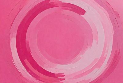 The primary subject of the image is a pink circle, which is the main object, scene, or focus of the image. The setting or background is a pink surface, which adds to the overall atmosphere of the image. The visual style of the image is a combination of photo and digital art, creating a unique and eye-catching design. The colors and mood of the image are predominantly pink, giving it a warm and inviting feel.