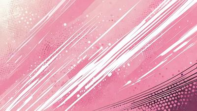 The primary subject of the image is a pink and white striped background. The setting is a colorful and abstract design, which creates a visually appealing and vibrant atmosphere. The visual style of the image is a combination of digital art and illustration, giving it a unique and creative appearance. The dominant colors in the image are pink and white, which contribute to the overall mood of the scene.