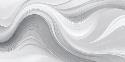 The primary subject of the image is a large, white, and gray wave. The wave is the main focus of the image, and it is set against a white background. The visual style of the image is a combination of photo and digital art, creating a dynamic and textured appearance. The dominant colors in the image are white and gray, giving it a clean and modern feel.