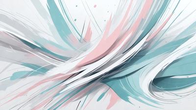 The primary subject of the image is a close-up of a person's eye, with a vibrant and colorful background. The setting is a painting or digital artwork, featuring a mix of pink, blue, and white colors. The visual style is a combination of realism and artistic expression, creating a unique and eye-catching piece. The overall atmosphere is lively and energetic, with the eye being the focal point of the image.