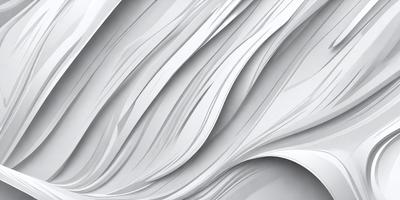 The primary subject of the image is a large, white sheet of paper with a wave-like pattern. The paper appears to be a textured, grayish-white color, giving it a unique and interesting appearance. The setting is a white background, which allows the paper to stand out as the main focus of the image. The visual style is a combination of a photo and a digital art, as the paper's texture and wave pattern are created through digital manipulation. The colors and mood of the image are predominantly white,