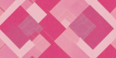 The primary subject of the image is a pink and white geometric pattern. The setting is a pink background, which creates a visually striking contrast with the pattern. The visual style is a combination of digital art and illustration, giving the image a modern and artistic appearance. The dominant colors are pink and white, creating a warm and inviting atmosphere.
