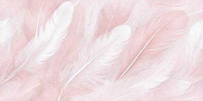 The primary subject of the image is a close-up of a pink feather. The setting is a pink background, which creates a visually striking contrast with the feather. The visual style is a combination of a photo and a drawing, giving the image a unique and artistic appearance. The colors and mood of the image are predominantly pink, creating a warm and inviting atmosphere.