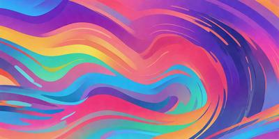 The primary subject of the image is a colorful, swirling pattern that appears to be a digital art or illustration. The setting is a colorful background, possibly a painting or a digital artwork. The visual style is a mix of colors and swirls, creating a vibrant and dynamic atmosphere. The dominant colors are pink, blue, and purple, which contribute to the overall mood of the image.