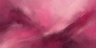 The primary subject of the image is a pink background with a purple hue. The setting appears to be a painting or drawing, as the colors and mood are vibrant and artistic. The visual style suggests that the image is a digital art or illustration, rather than a photo or clipart.