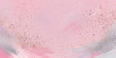 The primary subject of the image is a pink background with a white star pattern. The setting is a pink sky, and the visual style is a combination of digital art and illustration. The colors and mood of the image are predominantly pink and white, creating a warm and inviting atmosphere.